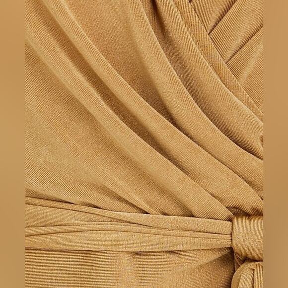 GOOD AMERICAN Wrap-effect stretch-jersey top size 3 (b18) - Picture 4 of 10